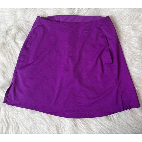 Nike Women's Small Bright Purple Dri Fit Skort Golf Tennis - Picture 1 of 8